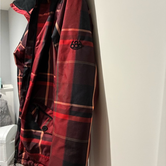 686 Women's Black Jacket with Green Label - Picture 2 of 5